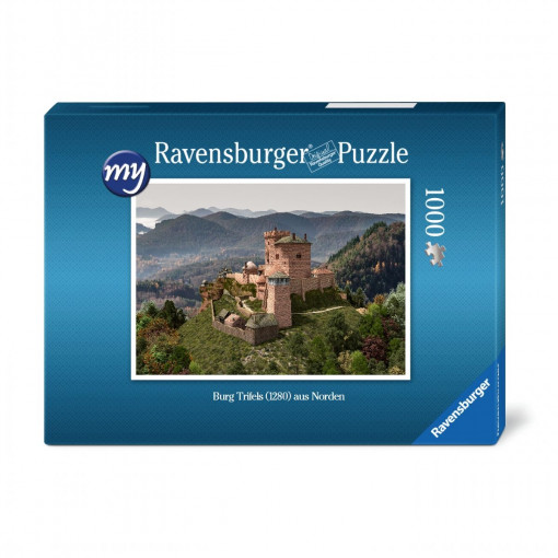 Für den fortgeschrittenen Puzzler: Puzzeln Sie die fotorealistische  Rekonstruktion der Reichsburg Trifels des Jahres 1280. Sie erhalten ein qualitätsvolles Ravensburger-Puzzle (1.000 Teile). Maße des fertigen Puzzles: 69