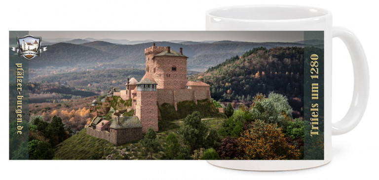 Spülmaschinenfeste Fototasse mit umlaufendem Motiv-Aufdruck "Panorama"