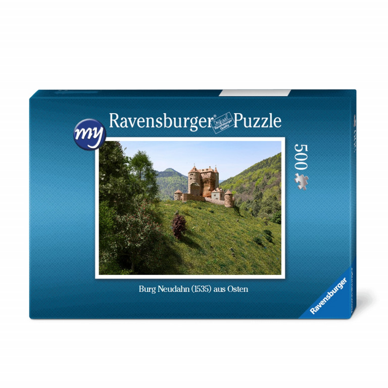 Für den Einsteiger: Puzzeln Sie die fotorealistische Rekonstruktion der Kanonenburg Neudahn um 1535. Sie erhalten ein qualitätsvolles Ravensburger-Puzzle (500 Teile). Maße des fertigen Puzzles: 43