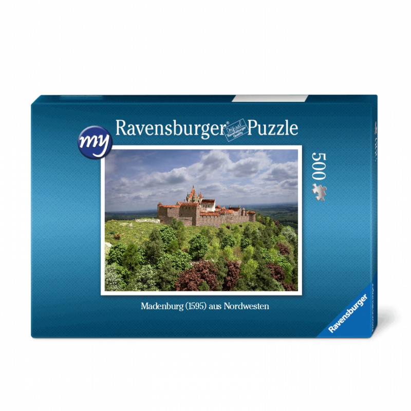 Hauptbefestigungen der Madenburg (1595) aus Nordwesten - Ravensburger-Puzzle 500 Teile