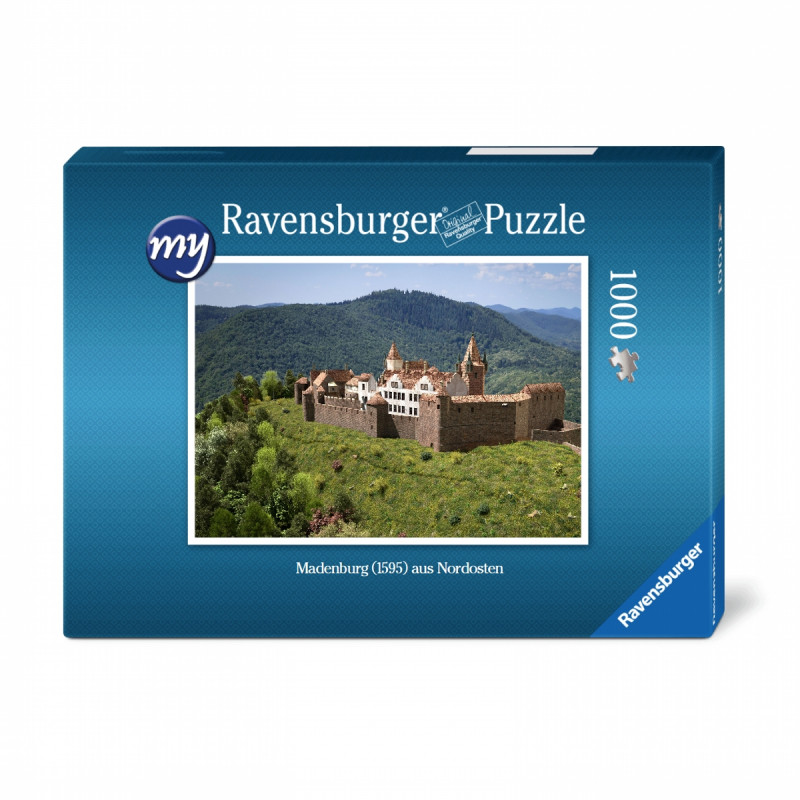 Madenburg (1595) aus Nordosten - Puzzle 1.000 Teile