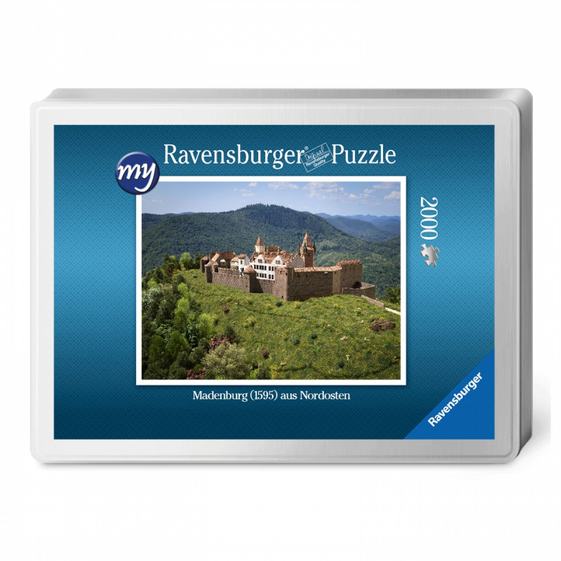 Hauptbefestigungen der Madenburg (1595) aus Nordosten - Ravensburger-Puzzle 2.000 Teile