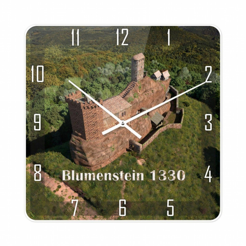 Wanduhr Blumenstein (1330) Südwestansicht