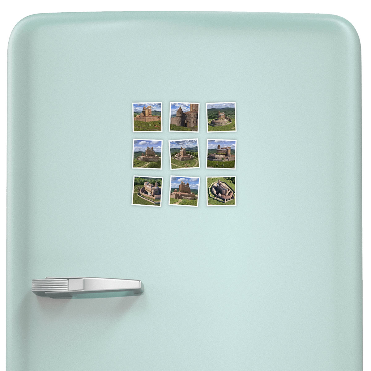 Kühlschrankmagnet Trifels 9er Set Seitenkante 5cm