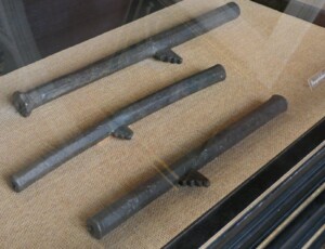 Geschmiedete Hakenbüchsenrohre aus Bronze 15 Jhdt., HGM, Wien