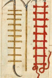 Strickleitern
Quelle: Ms. germ. qu. 14 (Ausst. 48) - Rüst- und Feuerwerksbuch