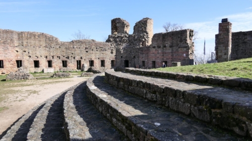 Fundamentreste der Hofbebauung