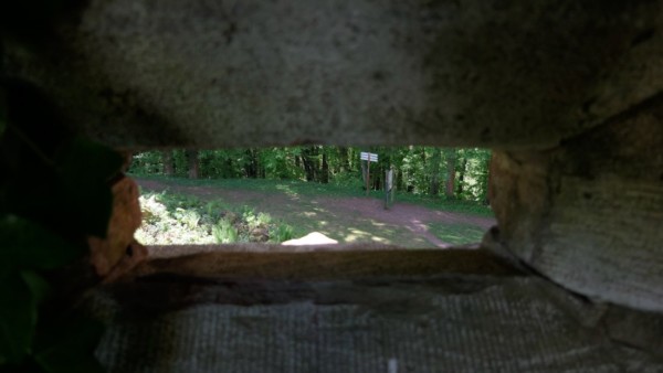 Blick durch Maulscharte am Tor