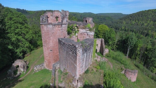 Blick über die Vorbastei auf die Kernburg Vorbastei von Neudahn