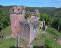 Blick über die Vorbastei auf die Kernburg Vorbastei von Neudahn