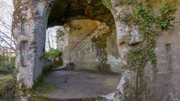 Felskammer in der Oberburg