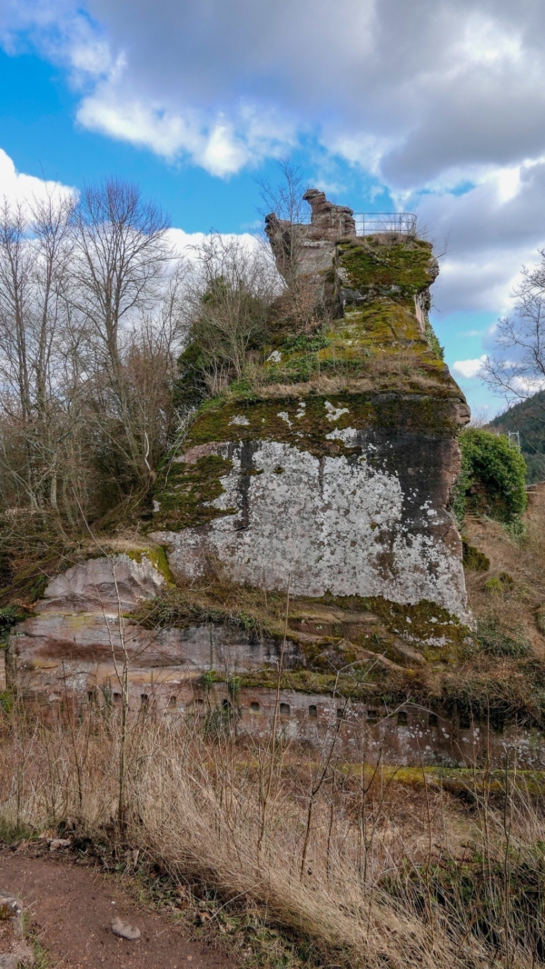Die Westwand des Ostfelsens