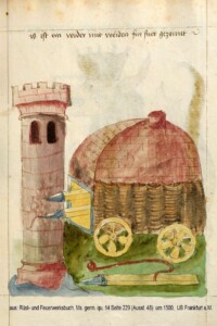 Tarant im Katzwagen Tarant im Katzwagen