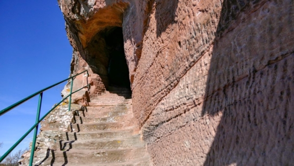Einer von zwei Zugängen zum Ostfelsen