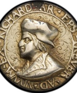Richard v. Greiffenklau zu Vollraths (1523) auf Münze *1476 † 1531 war Franzens entschiedener und ebenbürtiger Fehdegegner
Link zur Bildquelle Creative Commons Lizenz Richard v. Greiffenklau zu Vollraths