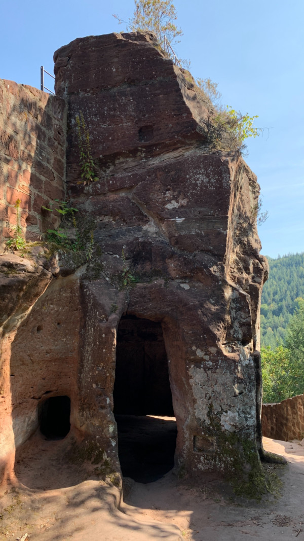 Zugang vom Palas der Burg Blumenstein in die Wächterkammer Zugang vom Palas der Burg Blumenstein in die Wächterkammer