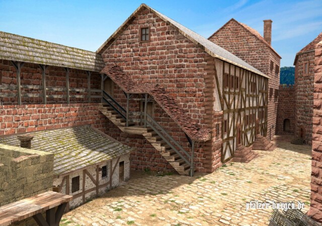 Ganerbenburg Landeck: der Ochsensteiner Teil ab 1407
