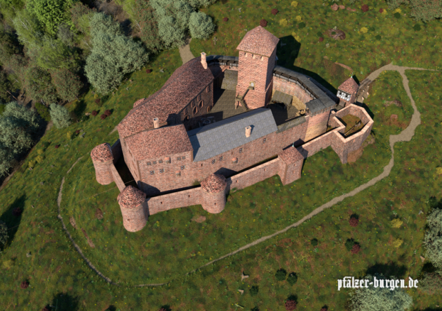 Gliederung der Burg