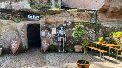 Neuzeitlicher Zugang zur Kernburg