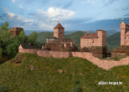 Zur Bebauung des Westfelsens von Burg Tanstein